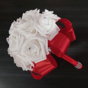 Bouquet de fleurs artificielles pour mariage PE