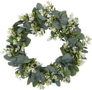 JIUJIULIXIANG fleurs artificielles guirlande de décoration pour fêtes et evenements  en soie PE
