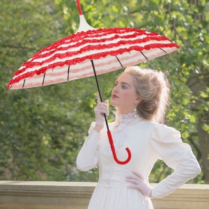 LETAOSHI  parapluie décoratif en dentelle mini bois décoration pour fêtes et evenements