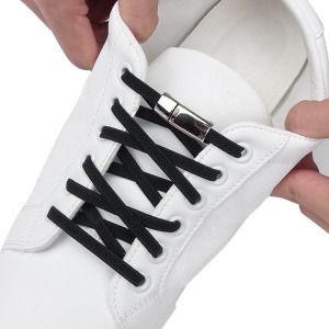 ANWAIKEJI chaussures de sport lacets avec boucles sans attaches