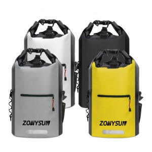 ZOUYSUN Sac de sport imperméable  en PVC  bande réfléchissante