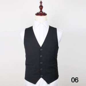 Gilet de costume homme simple boutonnage