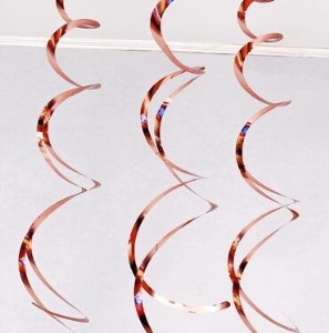 YIMENG double spirale pendentif décoration de fête en PVC