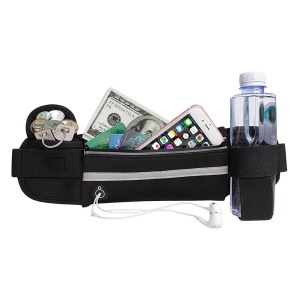 CWILKES sac banane de sport de plein air imperméable et antivol pour téléphone mobile plongée
