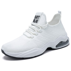 JINSHIYUAN Chaussures de marche pour hommes coussin d'air fond souple mouche toile tissée