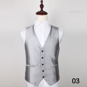 Gilet de costume homme simple boutonnage
