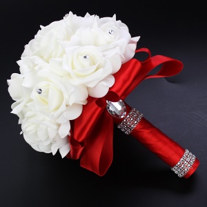 Dinah Bouquet de fleur artificielles de mariée