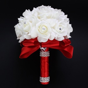 Dinah Bouquet de fleur artificielles de mariée