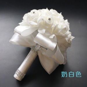 Dinah Bouquet de fleur artificielles de mariée