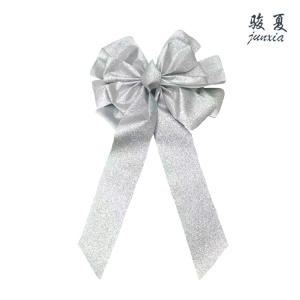 JUNXIA noeud papillon décoration de Noël imitation lin