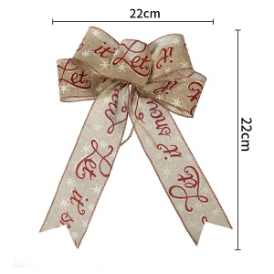 Zhixiang ruban noeud papillon imitation polyester tissé de chanvre