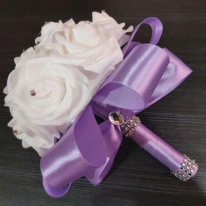 Bouquet de fleurs artificielles pour mariage PE