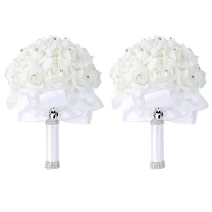 Dinah Bouquet de fleur artificielles de mariée