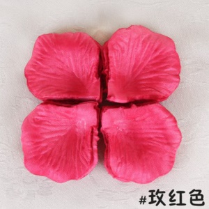 Pétales de rose artificielles en soie