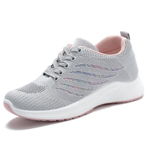 JINSHITUAN Chaussures de marche pour femmes à semelle souple respirant en maille