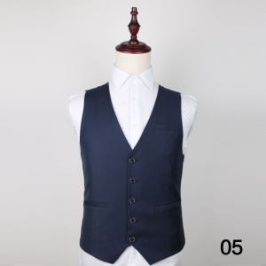 Gilet de costume homme simple boutonnage