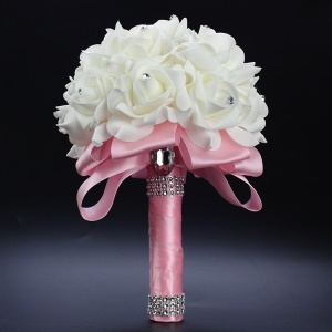 Dinah Bouquet de fleur artificielles de mariée