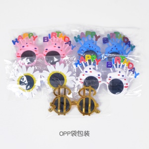 HONGQING lunettes  fête d'anniversaire en plastique pour enfants