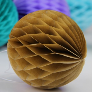 Sunbeauty accessoire décoratif boule de papier lanterne  decoration d'anniversaire20cm