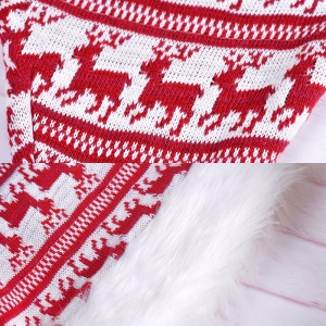 Chapeau de Noël Elk en tricot boule de laine décoration de noel
