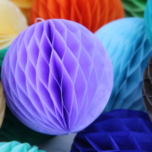 Sunbeauty accessoire décoratif boule de papier lanterne  decoration d'anniversaire20cm