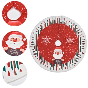 JINMINGGUAN tapis d'arbre de Noël en tissu super doux 78cm