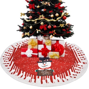 JINMINGGUAN tapis d'arbre de Noël en tissu super doux 78cm