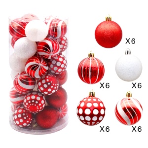CHANGJIN * Ensemble de boules de Noël 30pcs