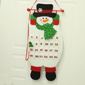 JINMINGGUAN  Calendrier de Noël non tissé en tissu  décoration de noel