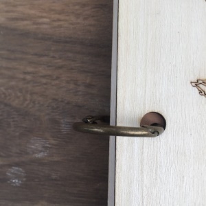 Accessoire de décoration de mariage en bois