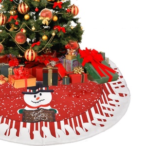 JINMINGGUAN tapis d'arbre de Noël en tissu super doux 78cm