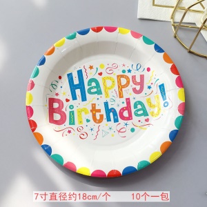 Couvert jetable pour fête d' anniversaire * 10pcs