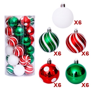 CHANGJIN * Ensemble de boules de Noël 30pcs