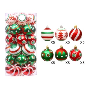 CHANGJIN * Ensemble de boules de Noël 30pcs