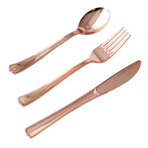 Couvert jetable Ensemble de vaisselle jetable * 10pcs couteau et fourchette en plastique cuillère