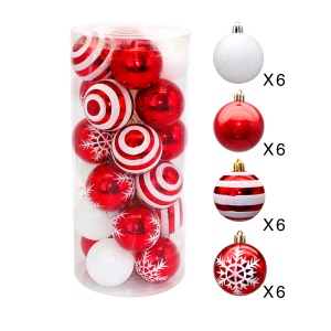 CHANGJIN * Ensemble de boules de Noël 30pcs