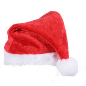 Chapeau de Noël en peluche polyester (Les images font foi sur 1688)