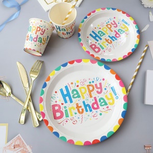 Couvert jetable pour fête d' anniversaire * 10pcs