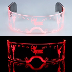 Lunettes LED luminescentes  Sensation acrylique