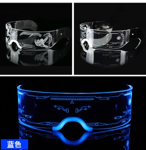 Lunettes LED luminescentes  Sensation acrylique