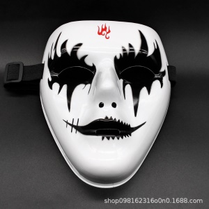 Masque d'Halloween plein visage PVC blister