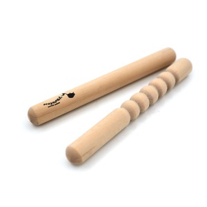 XINLV Baguette de batterie en bois rond couleur