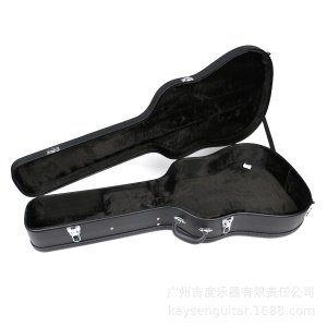 sac en cuir pour guitare folk noir portable