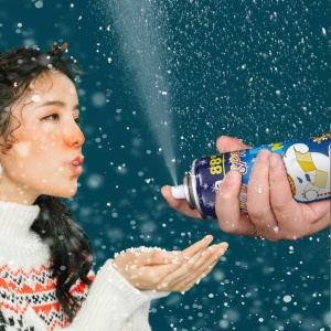 SAFEBET Spray de neige artificielle pour ambiance de noel