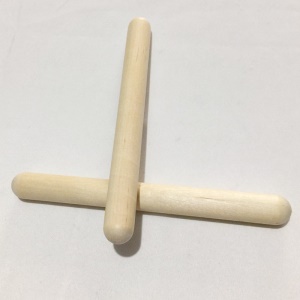 DUOLAMI Baguette de batterie en bois rond couleur
