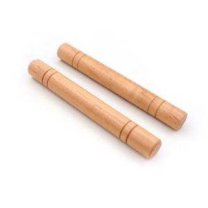 XINLV Baguette de batterie en bois rond couleur