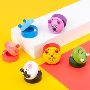 WODI Castagnettes  animaux en bois