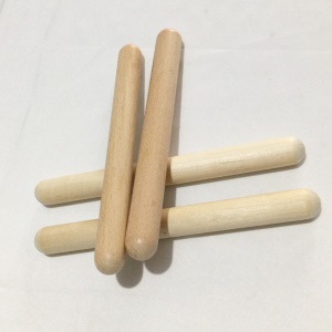 DUOLAMI Baguette de batterie en bois rond couleur