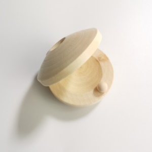 Castagnettes rondes en bois pour enfants