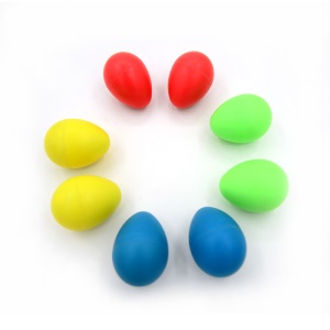 XINLV Maracas en forme d'oeuf en plastique coloré jouet pour enfants